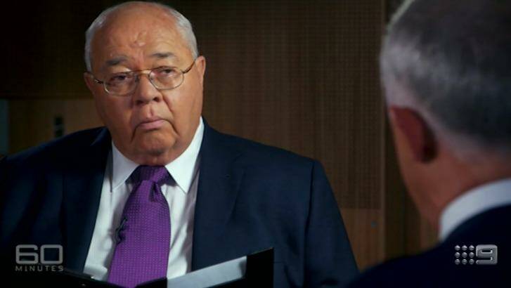 Veteran journalist Laurie Oakes pressed the Prime Minister on potential future military action with the US. Photo: 60 Minutes