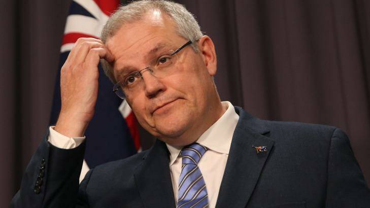 Treasurer Scott Morrison says he's always been careful about making surplus predictions. Photo: Andrew Meares
