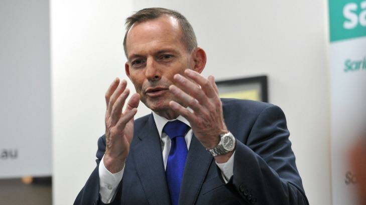 Prime Minister Tony Abbott defended his reference to the Nazis on Thursday. Photo: Joe Armao