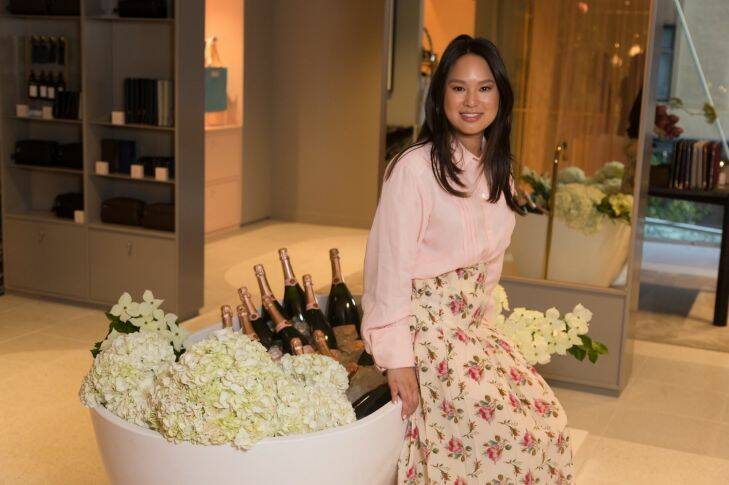 Social Seen: The Daily Edited's Alyce Tran at the champagne-filled opening of The Daily Edited (TDE.) first-of-its-kind concept store in Westfield Sydney ?????? The TDE. Apartment, on Wednesday, November 22, 2017.
