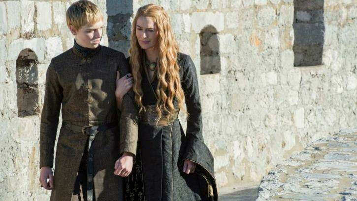 Eight million viewers: Game of Thrones season 5's Tommen and Cersei.