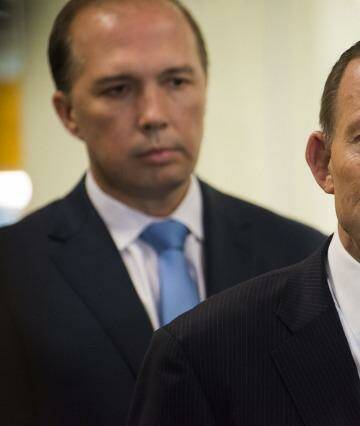 Prime Minister Tony Abbott has called on Liberal Party members to stay and fight for reform.  Photo: Christopher Pearce