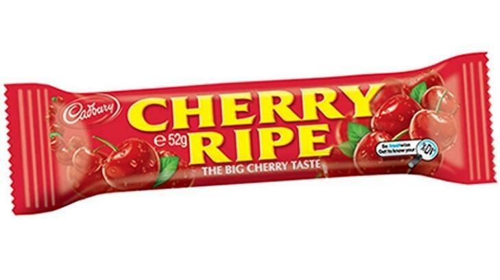 A big pack of Cadbury’s Cherry Ripe says the serving size is 18 grams - three times larger than the single bar. Photo: Supplied