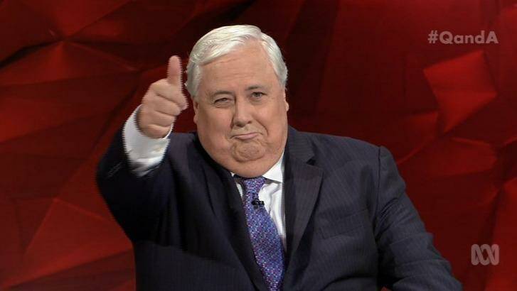 Clive Palmer – is his time as an MP running out?. Photo: ABC
