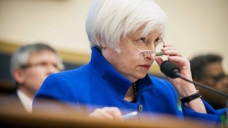 'Not the full dove'. Janet Yellen acknowledged heightened global risks during her congressional testimony. Photo: Pete Marovich