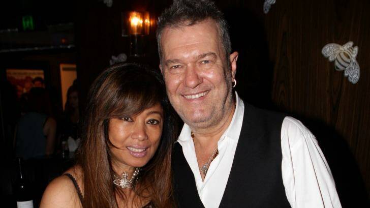 Multicultural family: Jimmy Barnes with his wife, Jane. Photo: Dallas Kilponen