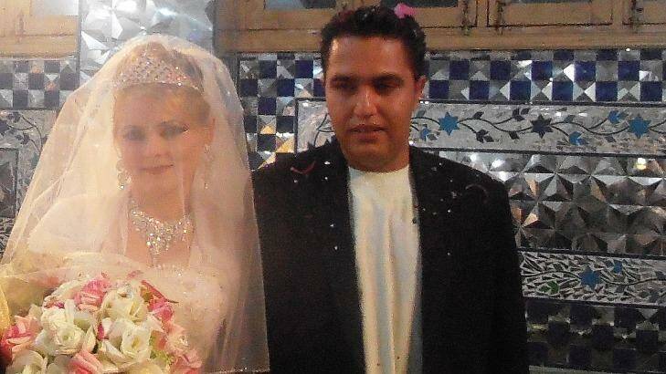 Tania Fath and Mohd Younas Karzi were married in Afghanistan. Photo: Supplied