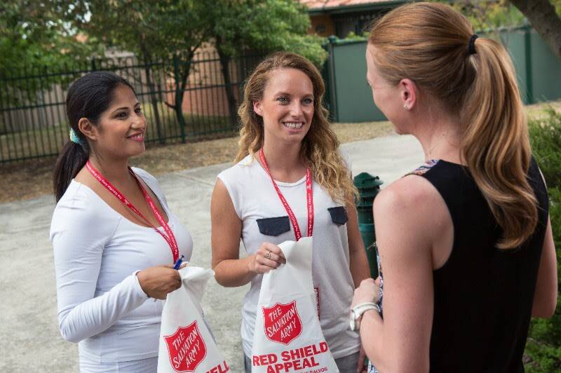 Salvation Army volunteers were out in force this weekend for the annual Red Shield Appeal. 