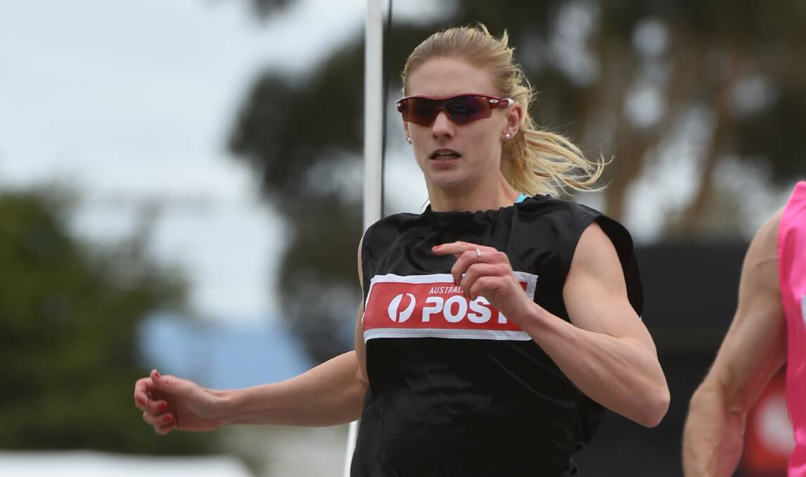 Stawell Gift Heat 12.
Melissa Breen.
Pic Lachlan Bence.