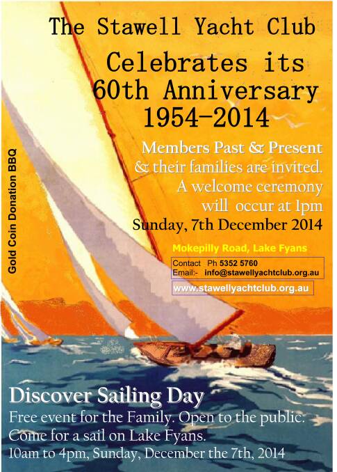 Stawell Yacht Club celebrates sixty years