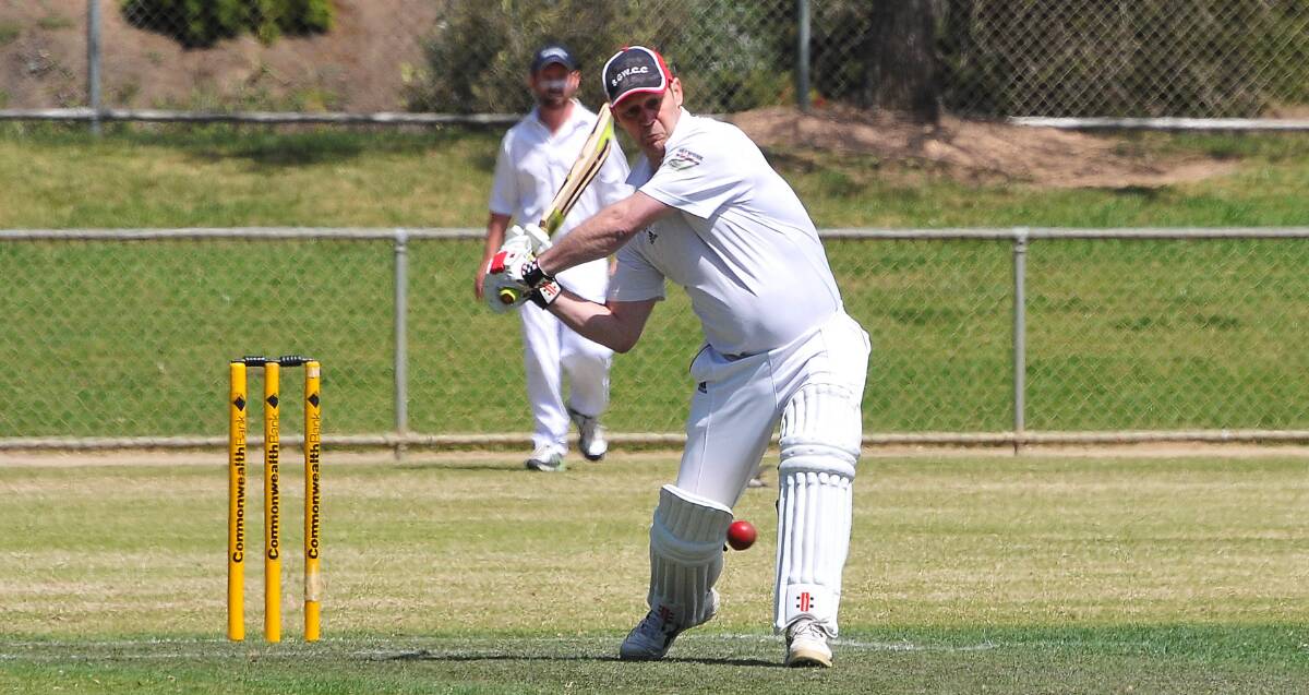 Swifts/Great Western's middle order batsman Craig Marrow impressed in round one with 36 runs - not out. Picture: MARK McMILLAN