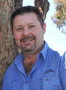 Stawell Gold Mines General Manager Troy Cole.