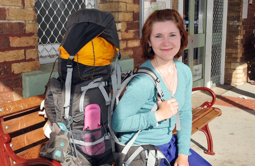 German backpacker, Anika Thiele believes the station could do with better facilities, such as a toilet and baggage storage for visitors like herself. Ms Thiele was in Stawell for the day and said she would have benefited from not having to cart her heavy bag around.