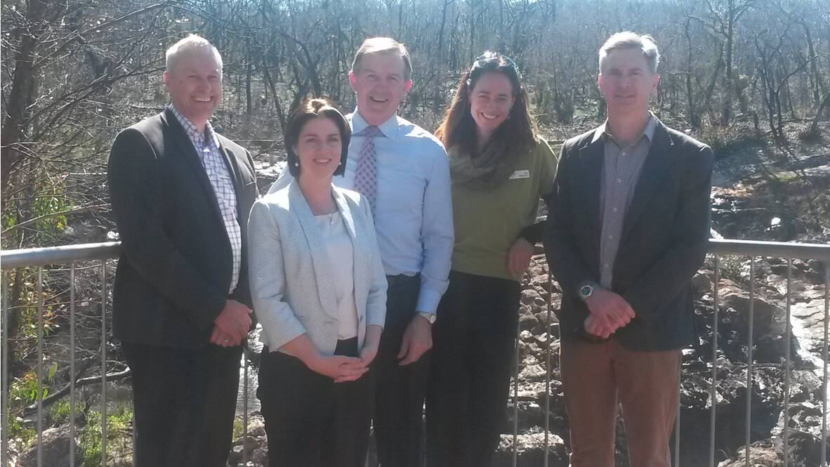 Pictured in the Grampians L-R Rod Newnham, Emma Kealy, Hugh Delahunty, Zoe Wilkinson and Wil Flamsteed.