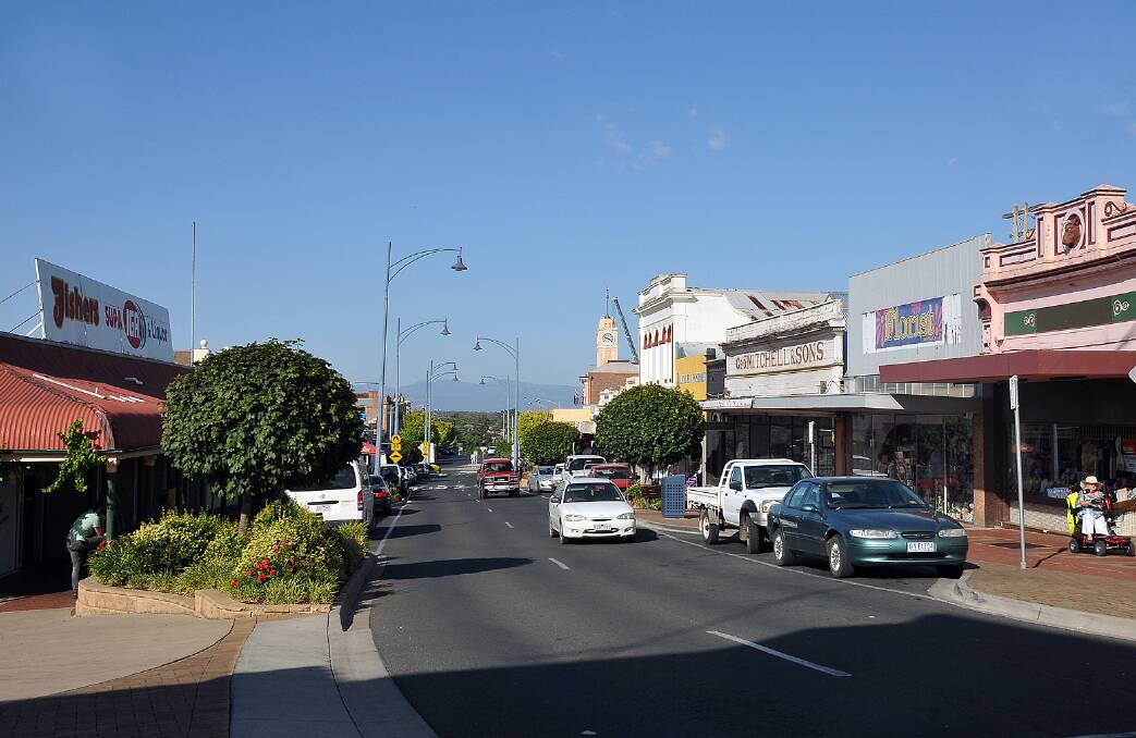 Stawell Main Street, as we know it today - open to traffic.