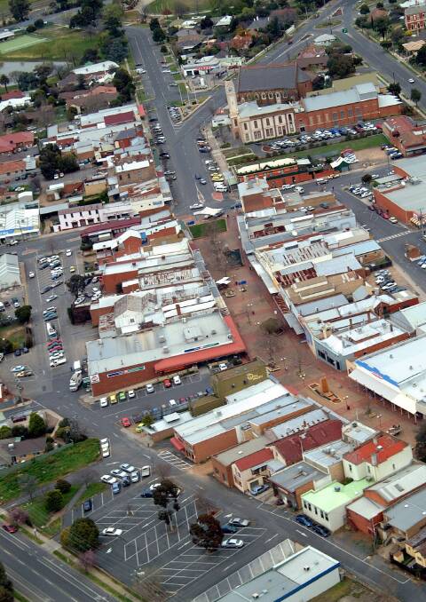 An aerial view of the Gold Reef Mall, as it was more than 10 years ago.