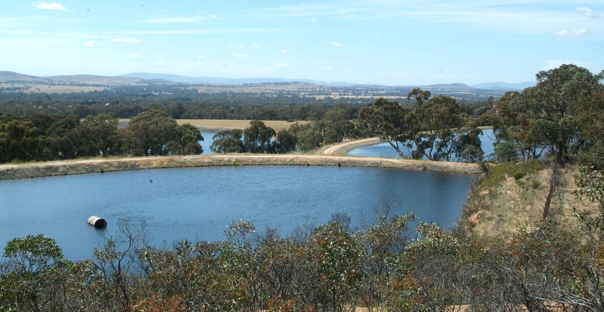 A ceremony will be held on Big Hill this Sunday adjacent to the number one reservoir, to give official recognition to Stawell’s iconic water supply system. Picture: BEN KIMBER.