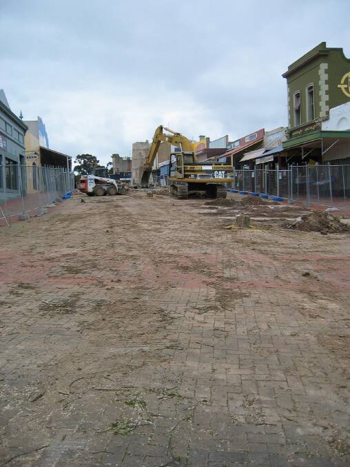 Work began to transform the Mall into a traffic street in 2003. Northern Grampians Shire Council said it was only ever going to be the beginning of a process to revitalise the town's main shopping precinct.  