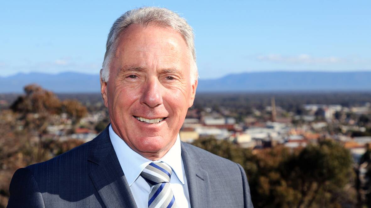 Stawell real estate agent, Terry Monaghan is celebrating his 40th year in property.Picture: KERRI KINGSTON
