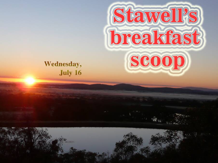 Stawell's breafast scoop - July 16