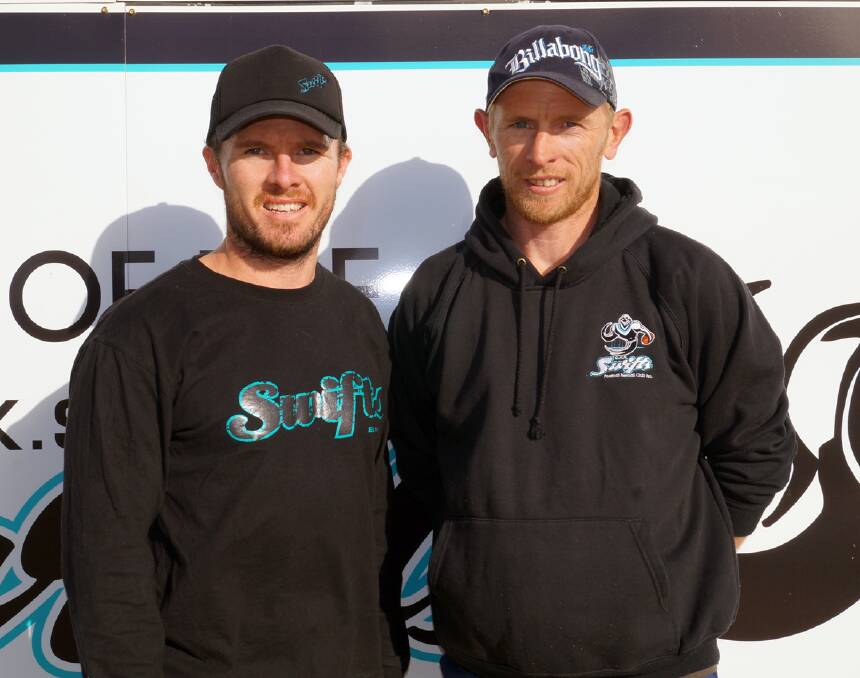 CKS Swifts coaches for season 2015 Paul Hanns and assistant Adam Leslie.