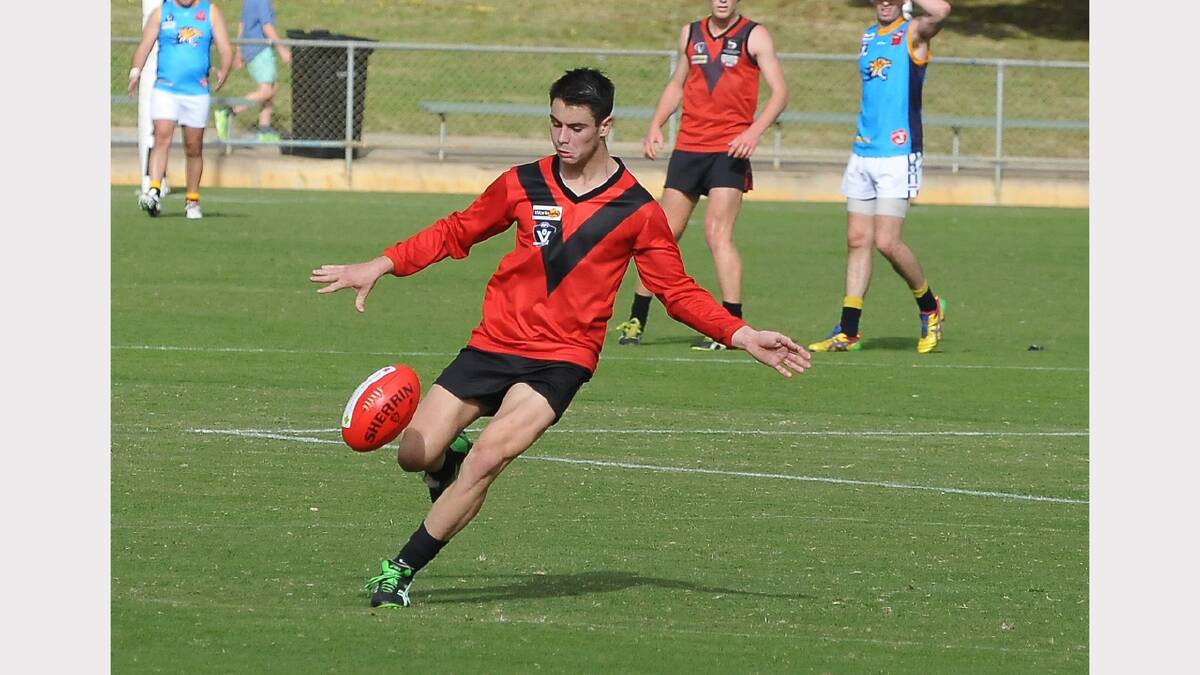 Zac Marrow was again among Stawell's best players in Saturday's loss to Horsham.