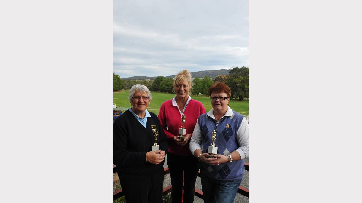 Rae Smith, Leigh Johnston and Dianne Burton who claimed the coveted Grange Shield.