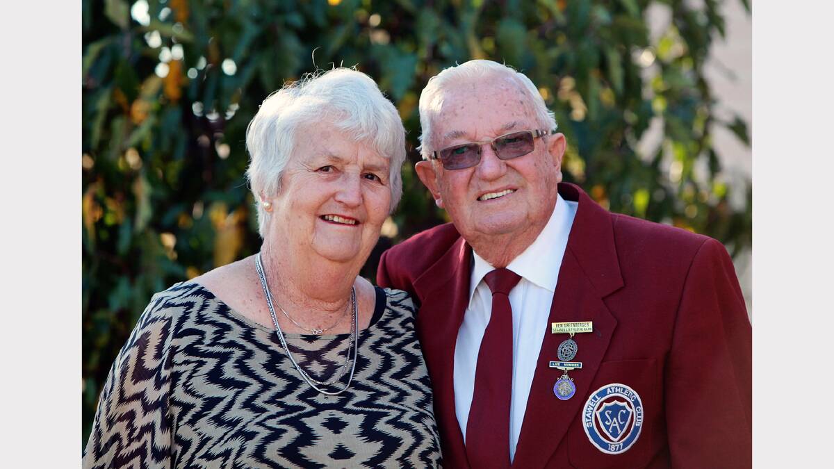 Helene and Ken Greenberger gear up for another busy Easter. This will be Ken's 50th year with the Stawell Athletic Club.
