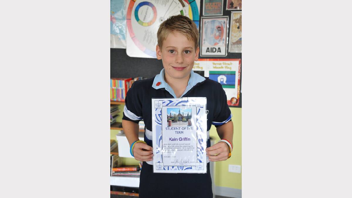 Pupil of the term at Stawell Primary School, Kain.