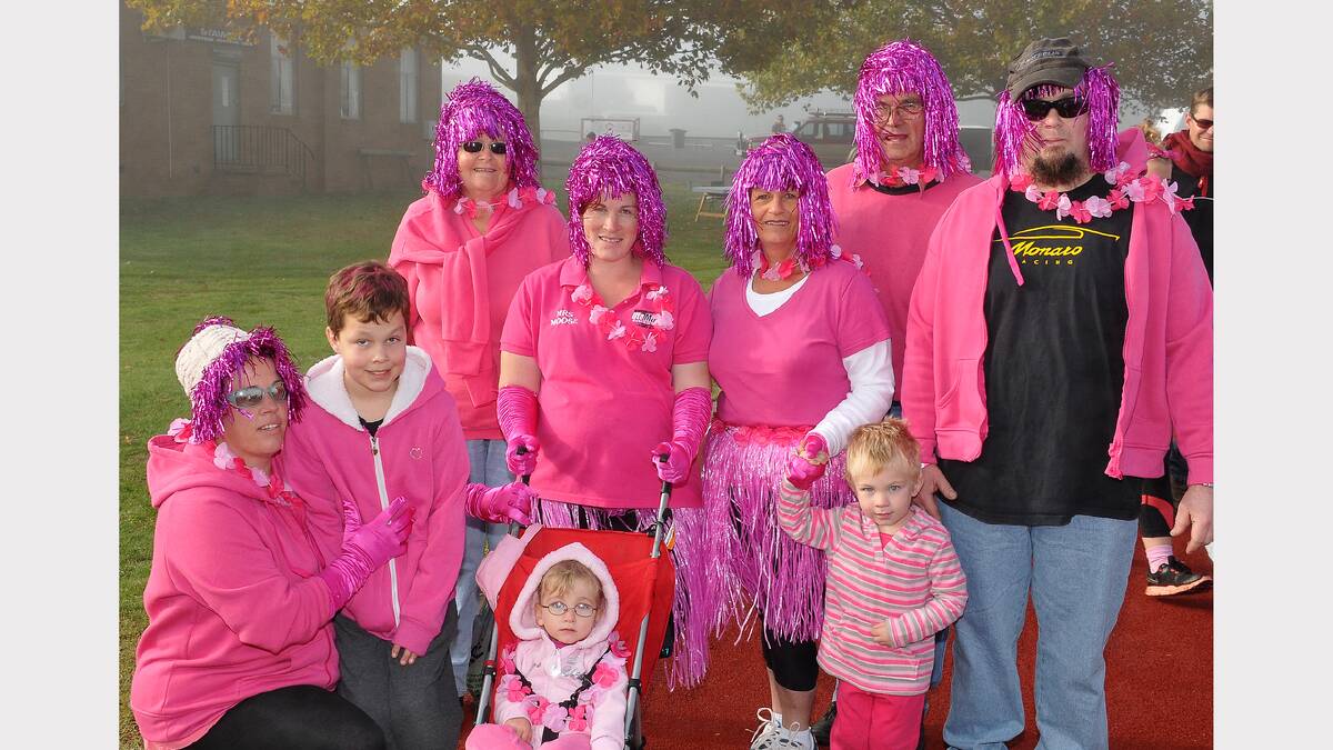 All dressed in pink for the Classic William and Kaitlyn Hodder, Jacob, Bec and Dale Parker, Vicki Cooper, Jess Hodder and Ann and CHarles Parker.