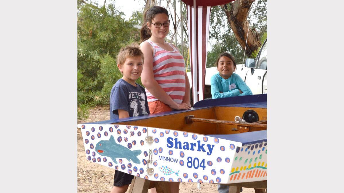 Jarrod, Jess and Casey were part of the big turnout for the Stawell Yacht Club's 60th anniversary.