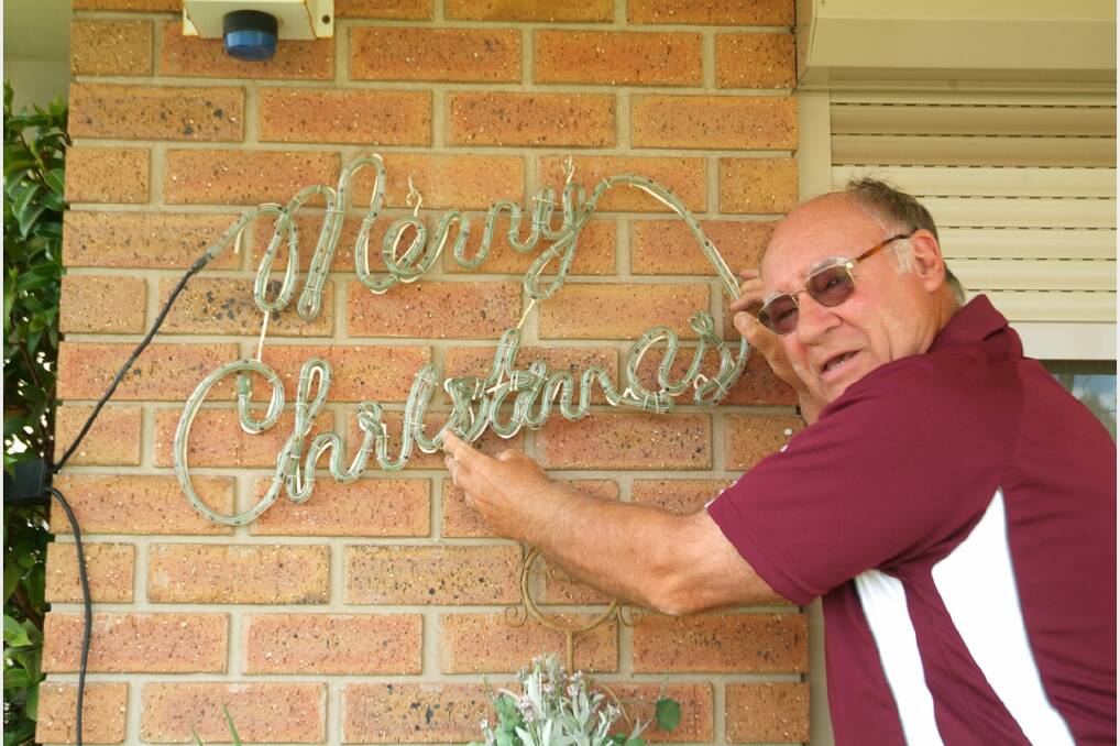Trevor Skurrie, a winner in this year's Christmas Lights competition.