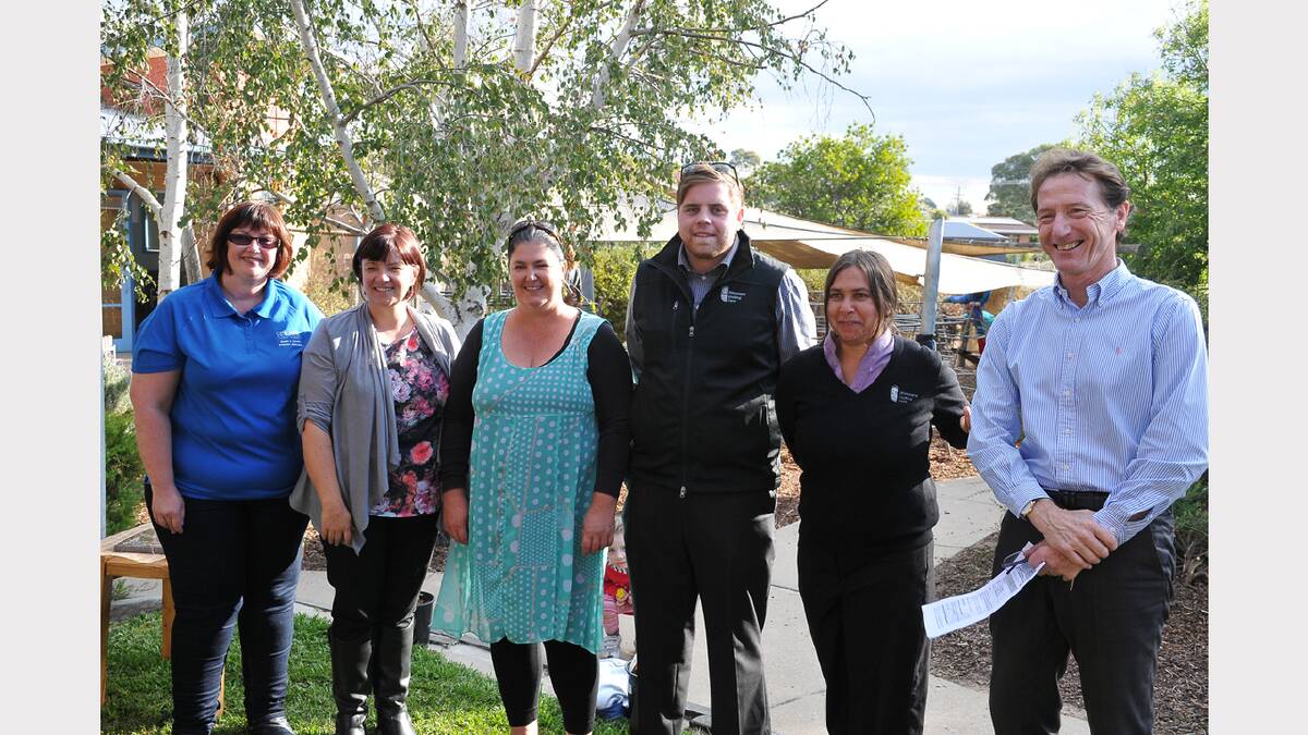 Pictured at the opening of the new meeting place L-R Michelle Warren, Tracey Rigney, Sharon Moloney, Andrew Harrison, Jane Freak and Barrie Elvish.