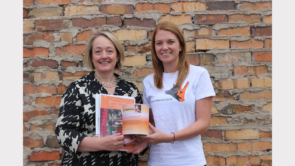 Member for Ripon Louise Staley offers her support to Stawell's Lauren Dempsey as she strives to raise money and awareness for mental health.
