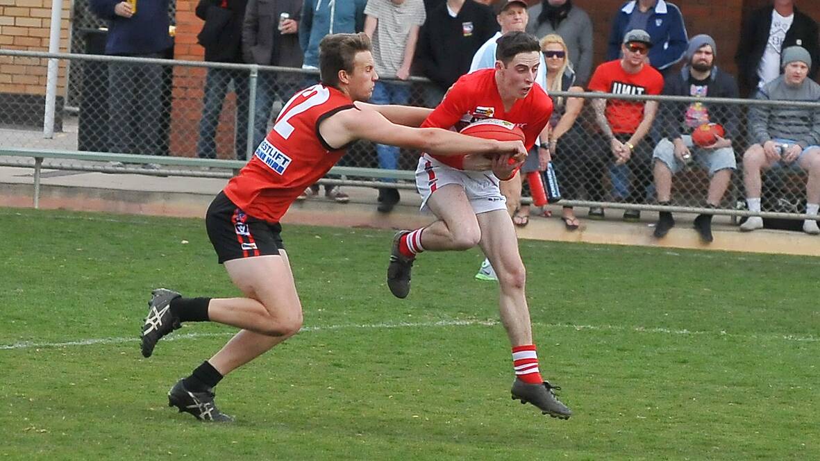 Ararat forward Tyler Cronin kicked a game high three goals last weekend against Stawell and will be important to the Rats’ fortunes in Sunday’s elimination final.