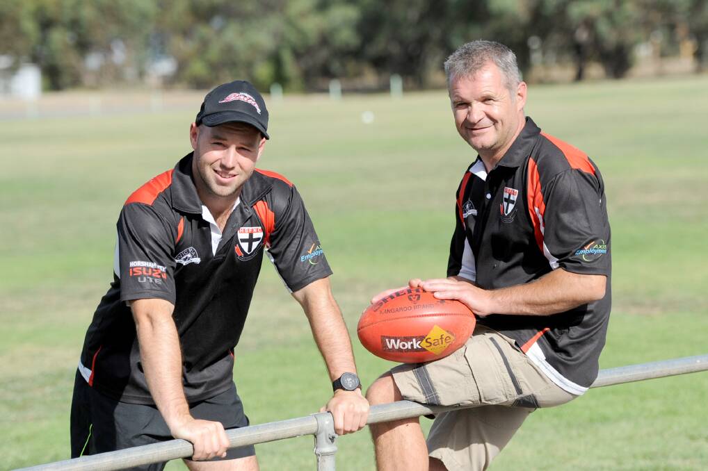LEADERS: New Saints coach Luke Fisher has generated excitement at the club, according to president Mick Morris. Picture: SAMANTHA CAMARRI