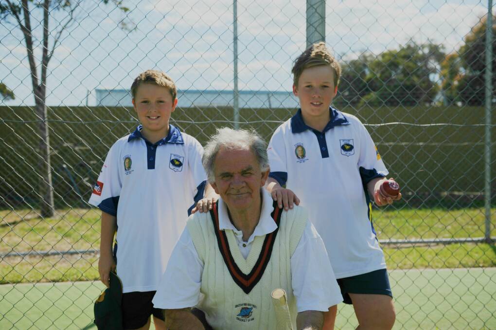 NEW TEAM: Harry and Logan Millar are excited to be part of the new Colts under-12 cricket team that will be coached by Ron Marks this season. Picture: STUART McGUCKIN