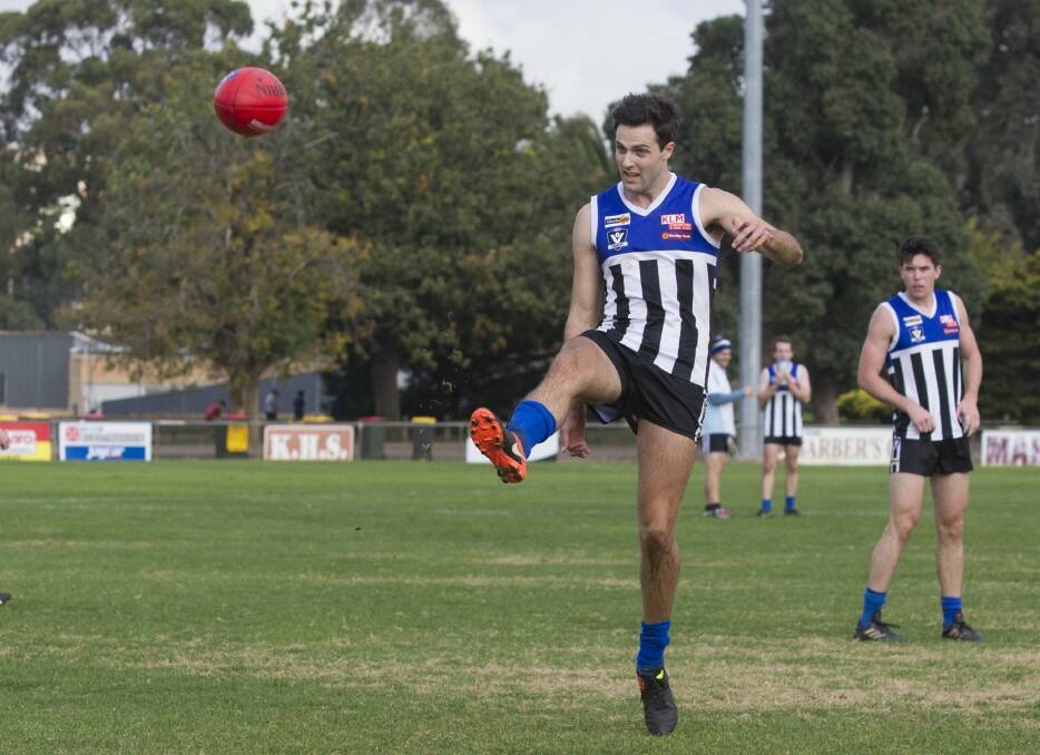 KICKER: Matt Coleman bagged five goals in round 14. Goals will be vital in a game between two strong defensive sides. Picture: PETER PICKERING