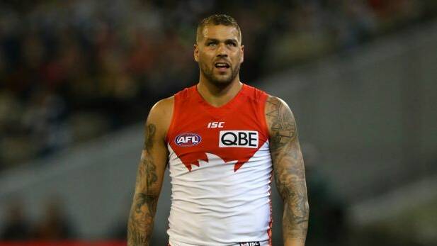 Quiet night: Sydney's Lance Franklin failed to make an impact. Photo: Wayne Ludbey