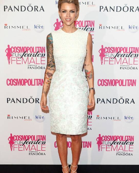 Ruby Rose at the 2012 Cosmopolitan Fun Fearless Female Awards. <i>Photo: Getty</i>