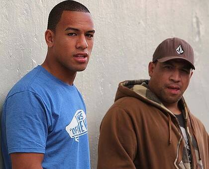 Becoming a Mormon missionary ... William Hopoate, pictured with his father John.