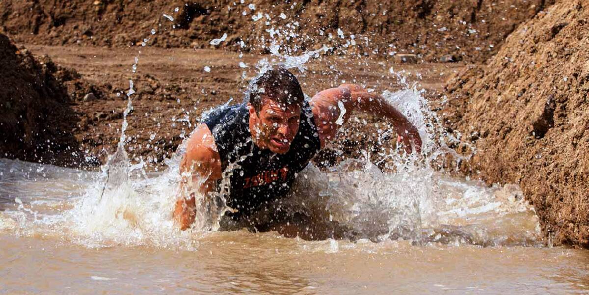 It’s tough, it’s wet and it’s muddy, but nothing can stand in the way of former Stawell man Lee Campbell, ambassador for the Tough Mudder challenge.