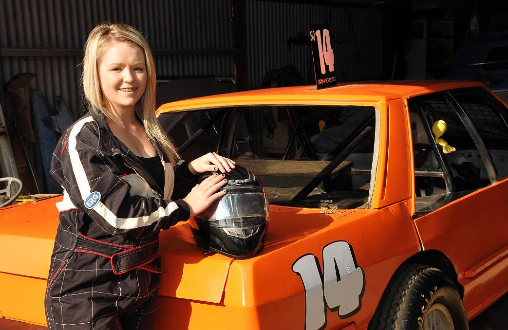 Stawell's Gemma Horrocks is back in the driver's seat after more than two years on the sidelines. Picture: KERRI KINGSTON.