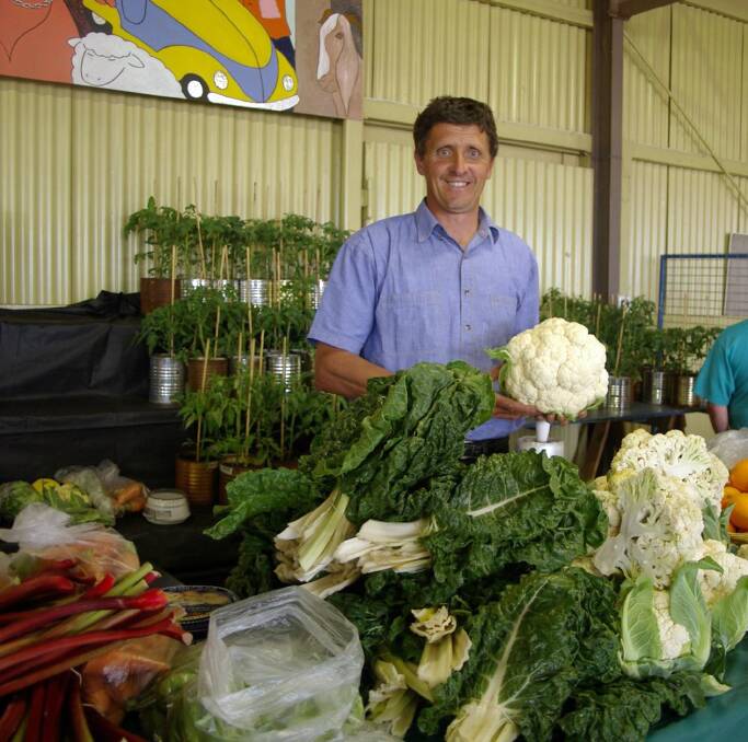 Steven Gliese is a regular at the Farmers Market in Stawell.