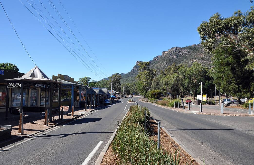The community of Halls Gap was advised to leave this week as hot weather combined with high winds made for dangerous fire conditions.