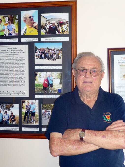 Harold Blake, who has a love of all things sport, truly is one of Stawell's living treasures.