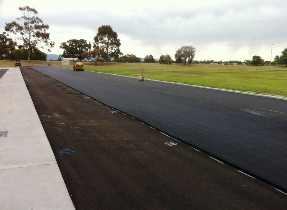 North Park will be among the state’s best athletics tracks when upgrade works are complete. Picture: KERRI KINGSTON.