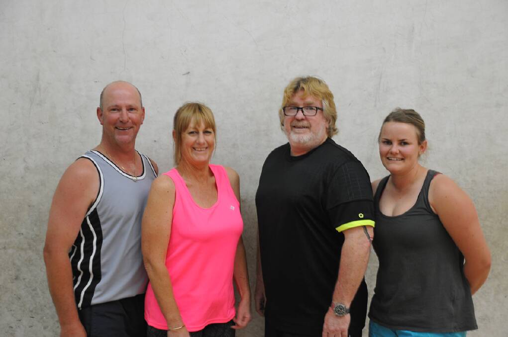 Sfida's division one winning line up (L-R) Gavin Orr, Judy McNeight, Greg Gorter and Nicole Dixon. Picture: BEN KIMBER