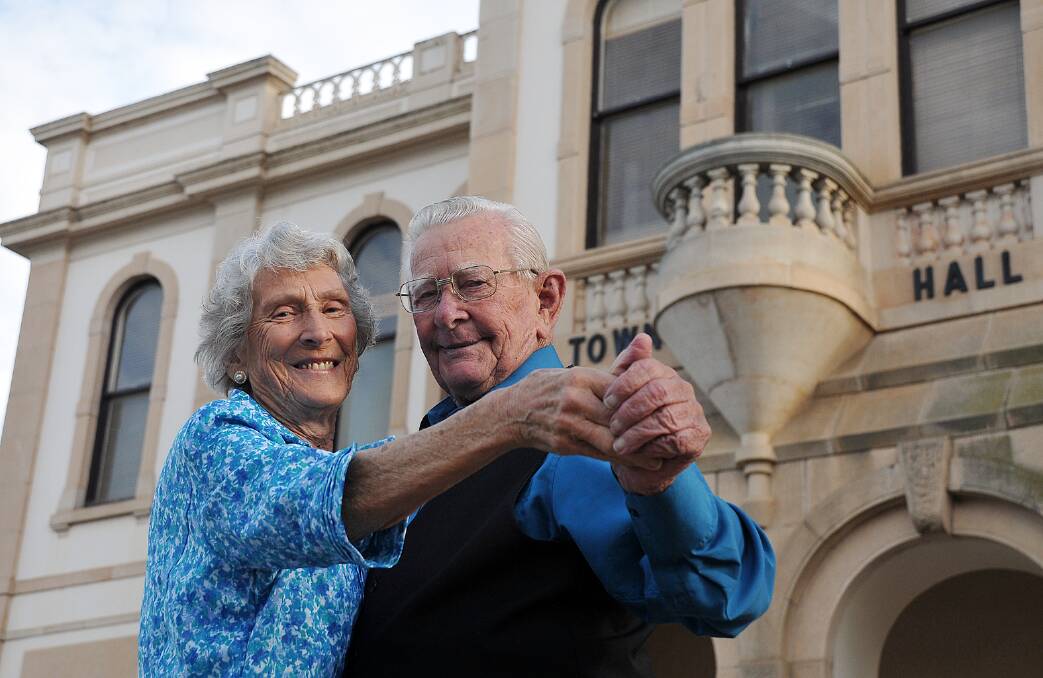 June and Bill Carlyon were just a couple of entrants in the Great Western Dance Club's annual weekend of dancing. 