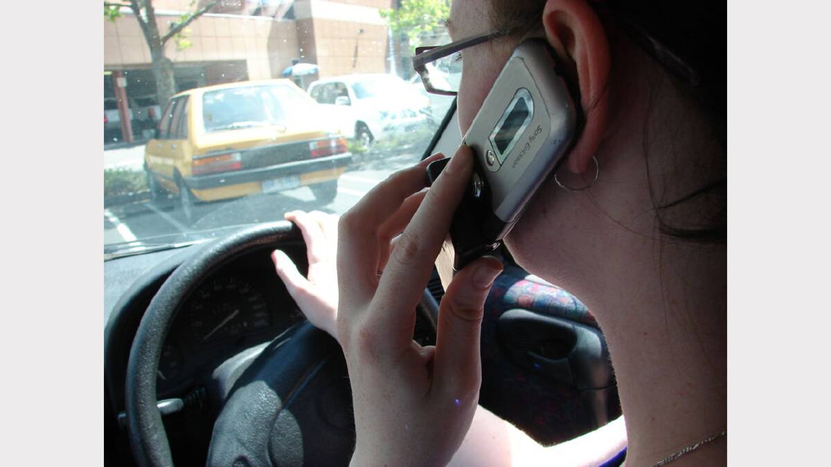 Using a mobile phone while driving is one of the big risks country motorists continue to take.